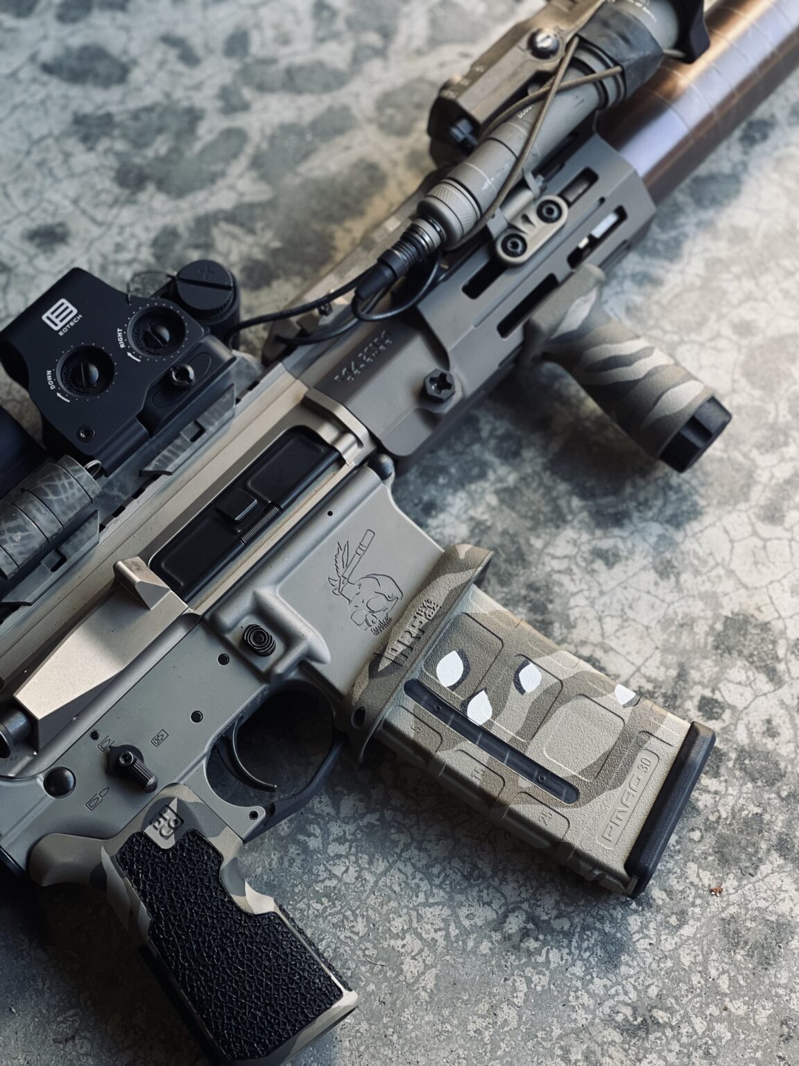 Cerakoted Magpul Windowed Pmags Lvstipple