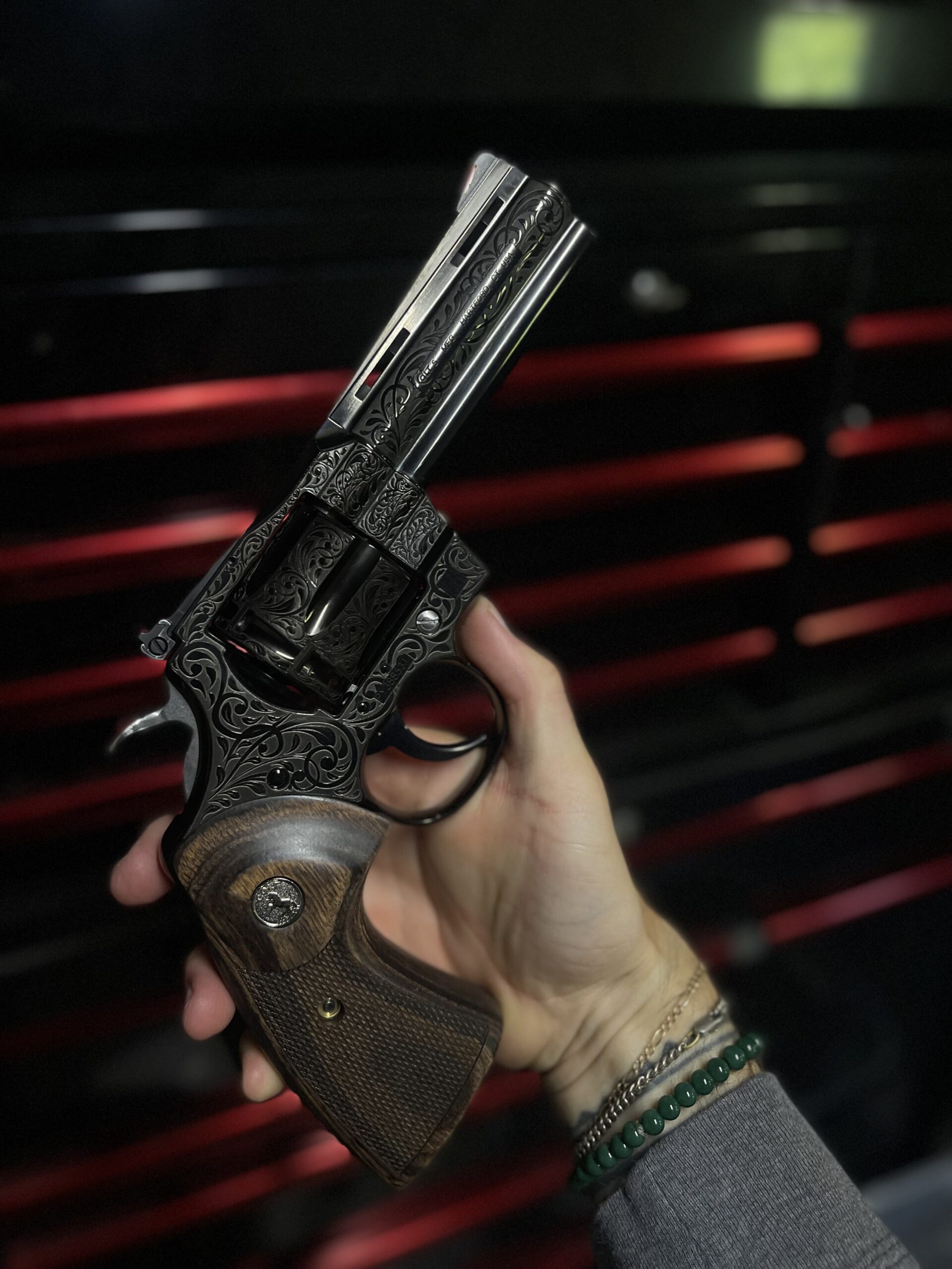 Colt Python - Laser Engraved / Black DLC - Image 2