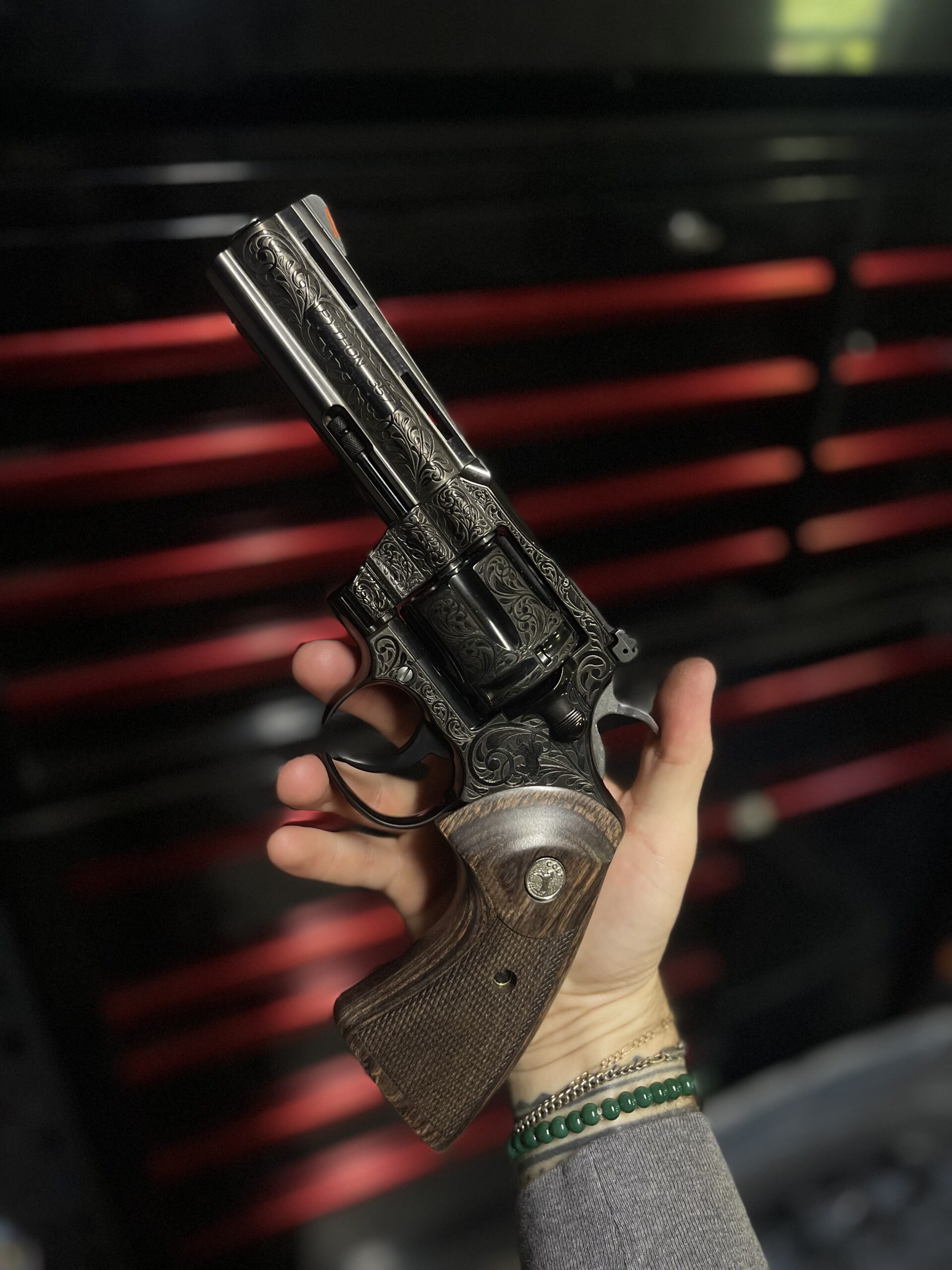 Colt Python - Laser Engraved / Black DLC
